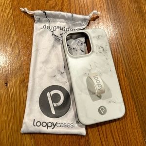 Loopy Case iPhone 13 Pro Righty White Marble Edition